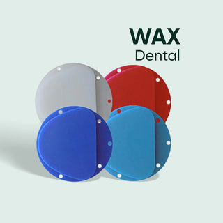 Wax Block AG System  71mm White/Red/Blue 5 Pieces