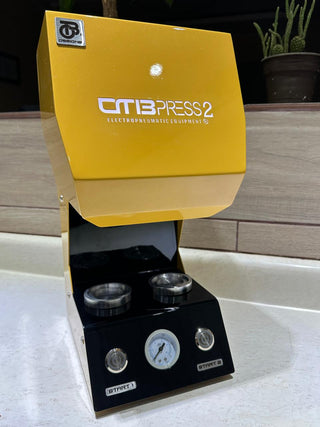 Electropneumatic equipment for pressing lithium disilicate